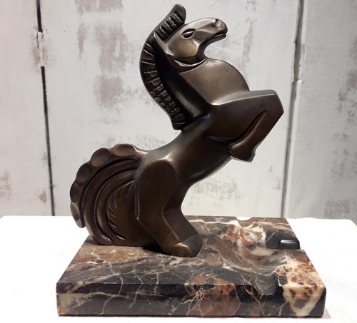 Statuette cubiste cheval - cubiste,,