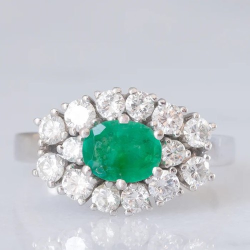 Bague cocktail blanc 14k - bague,