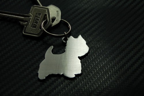 Porte clés westie terrier - terrier, des