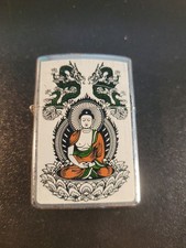 BRIQUET DRAGONS BOUDAT FEMME NUE NEUF STYLE ZIPPO ESSENCE JAPONAIS CHINOIS