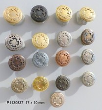 lot de 17  boutons métal   10 mm