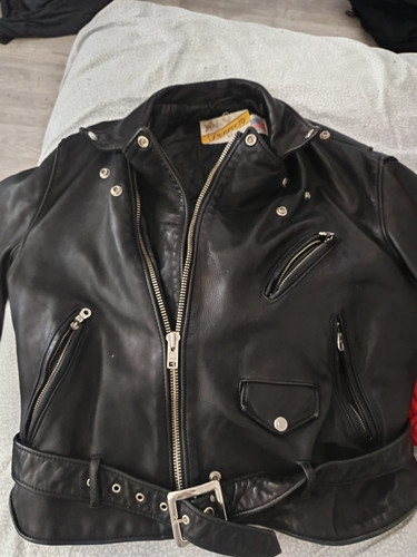 Perfecto schott cuir noir - ,