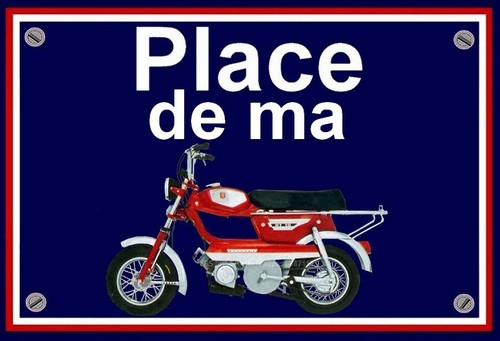 Plaque place ma peugeot - plaque, "