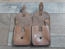 Une Cartouchière Cuir Militaire Française Mas 36 Algérie / Indo Dater 1947.