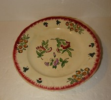 COUPE A  FRUITS PLATE DU SERVICE VIEUX STRASBOURG  LONGWY FIN 19 è DEBUT 20 ème