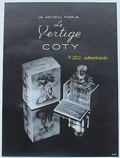 PUBLICITE COTY PARFUM LE