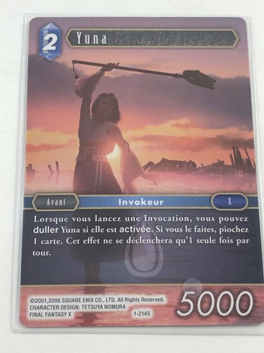 Carte final fantasy - carte, fftcg