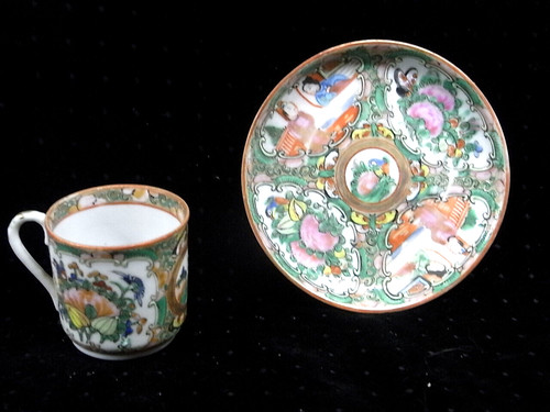Old tea cup saucer - saucer, plate