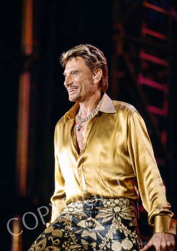 Photo johnny hallyday en - a4,