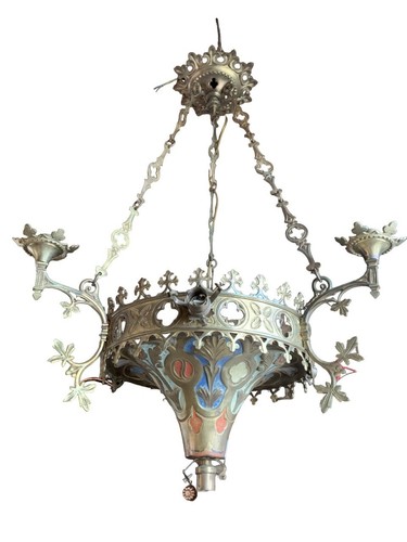 Lutre gothique laiton 4 - lutre,
