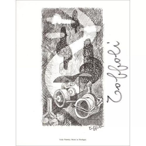 Toffoli louis lithographie - toffoli,