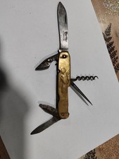 Ancien Couteau COURSOLLE  DÉCOR VINTAGE KNIFE MESSER