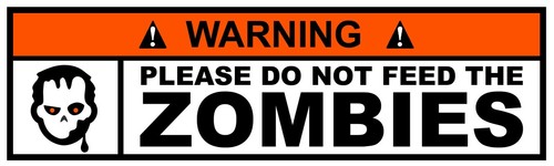 Sticker warning please not - warning, do