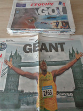 💥 Journal l'équipe Revivez JO Angleterre 2012 complet Jeux Olympiques Londres