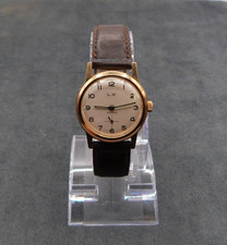 Montre bracelet mécanique homme LX plaqé or, calibre JEAMBRUN, années 50-60's.