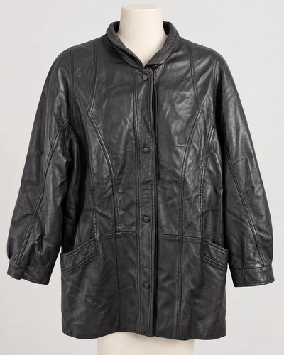 Manteau cuir agneau - , nappa