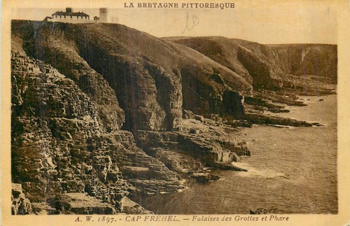 Cap frehel falaise des - falaise, grottes