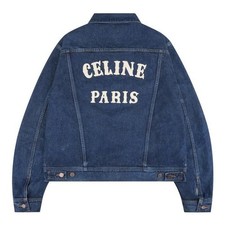 Celine Veste en denim trappeur