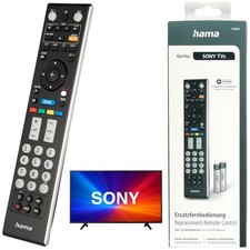 Hama Télécommande de Remplacement pour Sony Bravia Smart TV LED Oled Netflix App