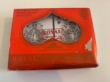 Boite de 2 Jeux DE CARTES A JOUER ROYAL VINTAGE