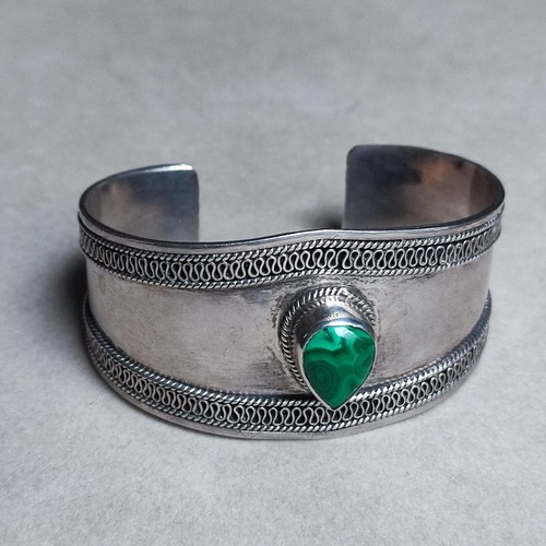 Vintage bracelet manchette - , en