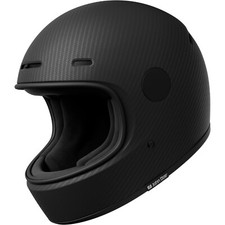 Casque De Moto Rétro S - John Doe JD/ONE FROZEN CARBON - Biker Classique