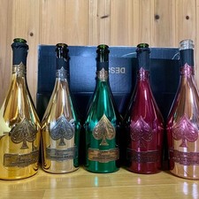 Lot de 5 couleurs flacon vide