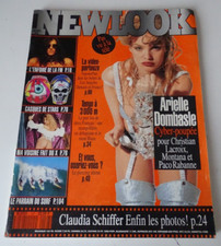 Magazine Newlook 1994 ,Arielle Dombasle cyber poupée Lacroix..,Claudia Shiffer