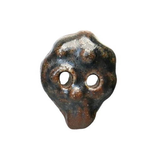 Ancien bouton céramique - en,