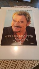 ORIGINAL CALENDRIER A SPIRALES    2012  JOHNNY HALLYDAY    43X31CM