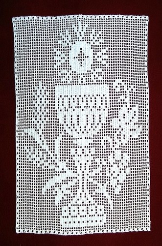 Dentelle religieuse calice - religieuse,