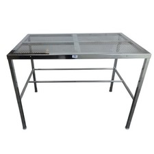 Perforated cleanroom table 120cm x 75xcm x 90cm