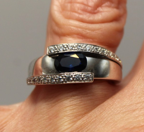 Bague jonc argent massif - jonc,