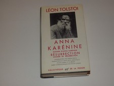LIVRE LA PLEIADE ANNA KARENINE DE LEON TOLSTOI