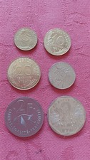 Lot de 6 piéces de monnaie