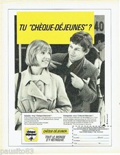 PUBLICITE ADVERTISING 116  1985  le chéque-Déjeuner *                     161116