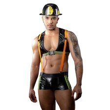 Costume pompier sexy 4 pièces