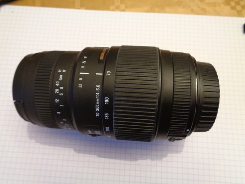 Objectif sigma 300 - 70-300, mm