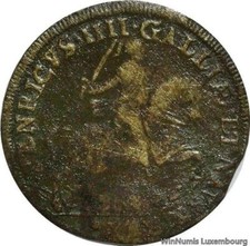 W1852 Jeton Henri IV Le Grand