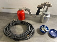 Lot Outillage Bricolage Pistolet à Peinture Aérographe & Pulvérisateur + Tuyau