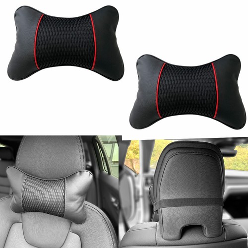 Appuie tête auto noir - 2x,