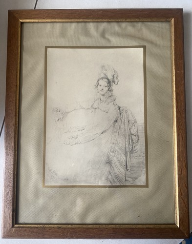 Ancien cadre portrait - ancien, de