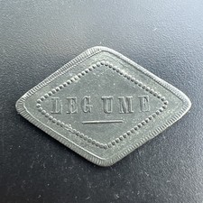 Jeton Légume St Gobain, Chauny and Cirey, mines Saint-Bel, Rhône, TRÈS RARE