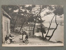 CPA, BÉNODET (29), Groupe de Dentellière