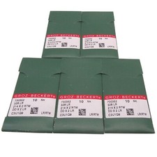50PCS Groz-Beckert 328LR,214X2RTW,DDX2LR Aiguille industrielle à pointe de cuir