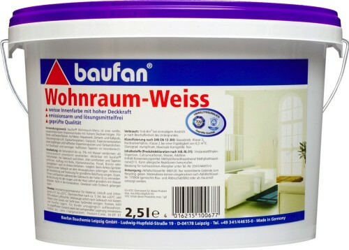 Baufan sous couche blanche 5 - sous-couche, 2,5