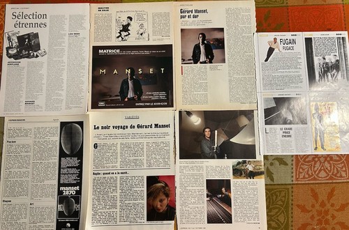 Gérard manset lot presse - lot,