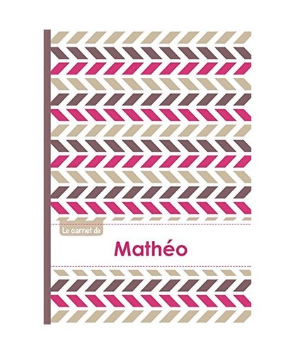 Carnet mathéo lignes - de,