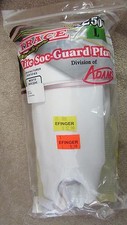 Adams Trace Lite Soc-Guard Plus - Shin/Ankle Guard - Soccer -Large -White  (G 8)