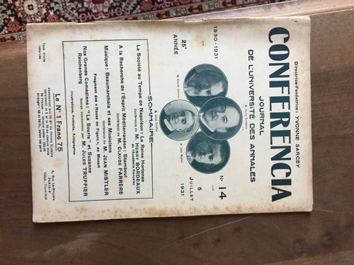 Revue conferencia 1931 - revue,